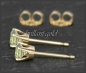Preview: Ohrstecker 585 Gold Citrin hell gelb 4,5,6mm